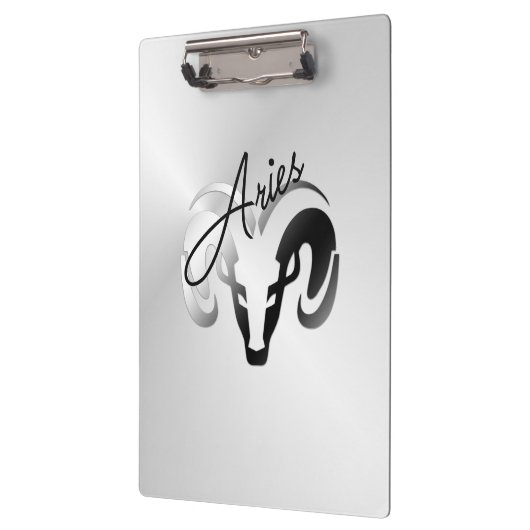 Porte-bloc Silver Aries le bélier Zodiac (Gauche)