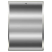 Porte-bloc Silver brillant brillant Élégant glam chic personn (Dos)