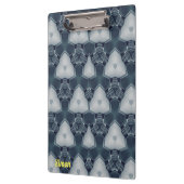 Porte-bloc SIMON ~ Muet gris et blanc design original (Gauche)