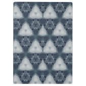 Porte-bloc SIMON ~ Muet gris et blanc design original (Dos)