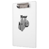 Porte-bloc Simple Custom Business logo template (Gauche)