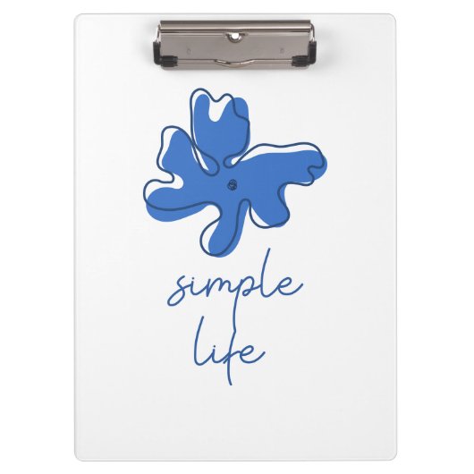 Porte-bloc Simple Life Minimalism Clipboard (Devant)