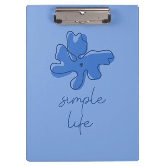Porte-bloc Simple Life Minimalism Clipboard (Devant)