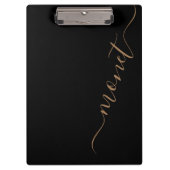 Porte-bloc Simple Manuscrit Script Name Personalized (Devant)