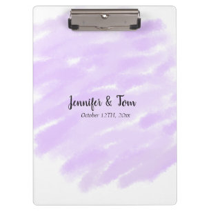 Porte-bloc simple minimal ajoutez votre nom mariage personnal