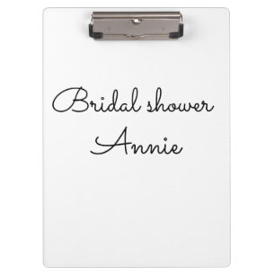 Porte-bloc simple minimal ajoutez votre nom texte enterrement