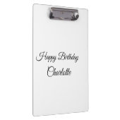 Porte-bloc SIMPLE MINIMAL.CUTIE AJOUTER NOM BÉBÉ joyeux anniv (Swatch)