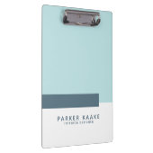 Porte-bloc Simple moderne Géométrique pastel bleu (Swatch)