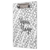 PORTE-BLOC SIMPLE MODERNE MODERNE MONOGRAM ÉLÉGANT CHIC STYLE (Gauche)