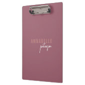 Porte-bloc Simple moderne professionnel Dusty Rose minimalist (Gauche)