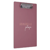 Porte-bloc Simple moderne professionnel Dusty Rose minimalist (Swatch)