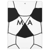 Porte-bloc Simple monogramme ajouter votre nom lettre man min (Dos)