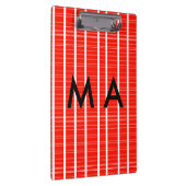 Porte-bloc Simple monogramme ajouter votre nom lettre man min (Swatch)