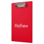 Porte-bloc simple monogramme de lettre initiale ajouter votre (Gauche)