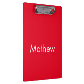 Porte-bloc simple monogramme de lettre initiale ajouter votre (Swatch)