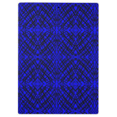Porte-bloc Simple Scribble | Carreaux miroir | Bleu | (Dos)