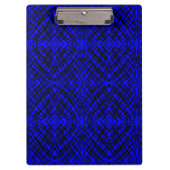 Porte-bloc Simple Scribble | Carreaux miroir | Bleu | (Devant)
