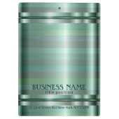 Porte-bloc Simples Tons Vert (Dos)