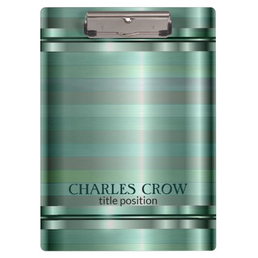 Porte-bloc Simples Tons Vert (Devant)