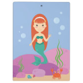 Porte-bloc Sirène de dessin sous l'eau (Dos)