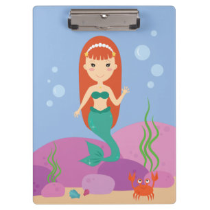 Porte-bloc Sirène de dessin sous l'eau