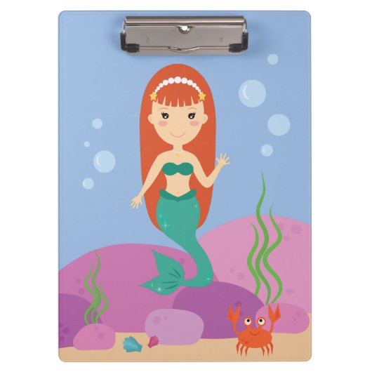 Porte-bloc Sirène de dessin sous l'eau (Devant)