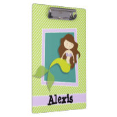 Porte-bloc Sirène; Graines de chaux vert et blanc (Swatch)