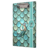 Porte-bloc Sirène sur Écailles de Queue de Sirène Monogramme (Gauche)