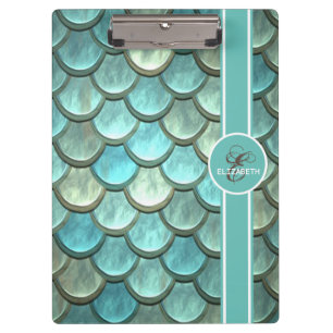 Porte-bloc Sirène Sur Les Échelles De Queue De Sirène, Monogr