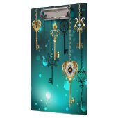 Porte-bloc Skeleton Keys on Green Background (Gauche)