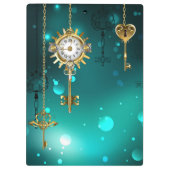 Porte-bloc Skeleton Keys on Green Background (Dos)