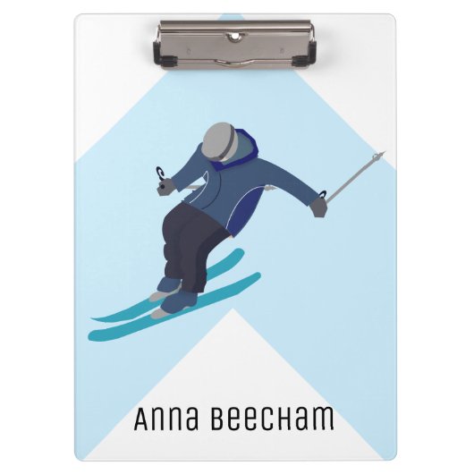 Porte-bloc Ski (Devant)