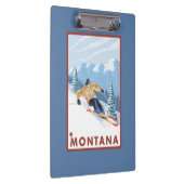Porte-bloc Skieur de neige de Downhhill - Montana (Swatch)