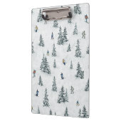 Porte-bloc Skieurs alpins et yétis cachés - Ski alpin (Gauche)