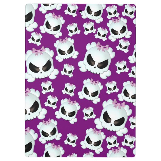 Porte-bloc Skullz Girly (Dos)