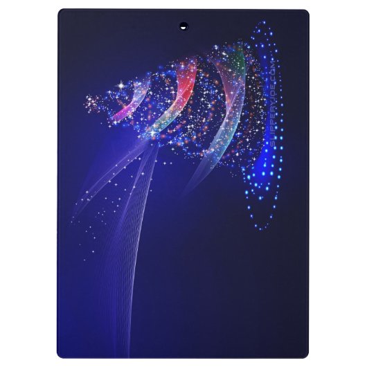 Porte-bloc Slippery Joe numériquement rendu sapin de Noël bea (Dos)