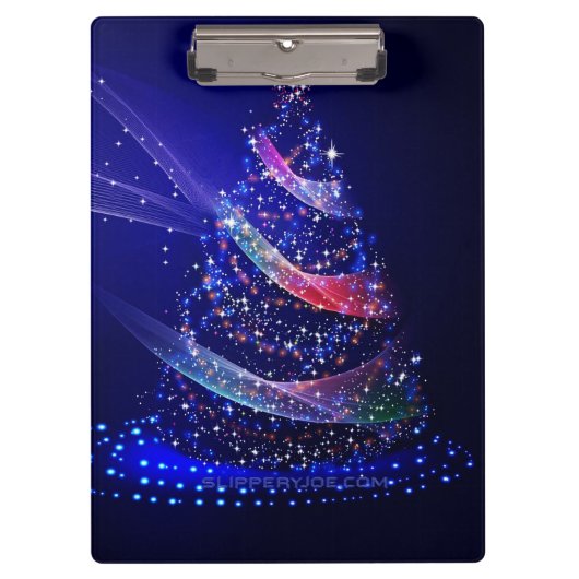 Porte-bloc Slippery Joe numériquement rendu sapin de Noël bea (Devant)