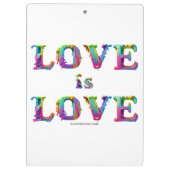 Porte-bloc SlipperyJoe amour est l'amour goutte à goutte de f (Dos)