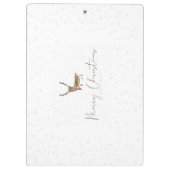 Porte-bloc SlipperyJoe Joyeux rennes de Noël renne rouge nez (Dos)