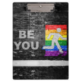 Porte-bloc SlipperyJoe's Be You en brique murale figure plub (Devant)