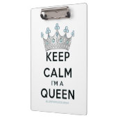 Porte-bloc SlipperyJoe's Keep Calm Queen couronne joyaux a (Gauche)