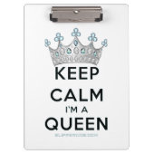 Porte-bloc SlipperyJoe's Keep Calm Queen couronne joyaux a (Devant)