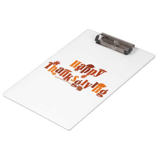 Porte-bloc SlipperyJoe's Thanksgiving feuille brun orange tar (Incliné)