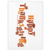 Porte-bloc SlipperyJoe's Thanksgiving feuille brun orange tar (Dos)