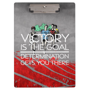 Porte-bloc Slogan SUPÉRIEUR de victoire de voie