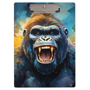 Porte-bloc Smiling gorilla