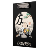 Porte-bloc Snoopy, Charlie Brown et Woodstock - Ami (Gauche)