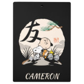 Porte-bloc Snoopy, Charlie Brown et Woodstock - Ami (Dos)