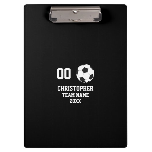 Porte-bloc Soccer 7 photo collage du nom de l'équipe (Devant)