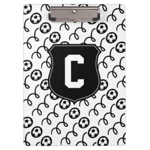 Porte-bloc Soccer ball sport clipboard Personalize monogram